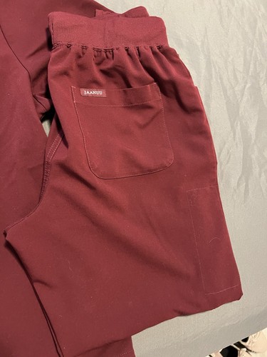 JAANUU Men’s Scrubs Set Large Top Medium Jogger Bottoms  - Picture 4 of 6