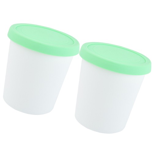 2 Piezas Cubo de Helados Contenedores de Helados Soporte de Silicona Reutilizable - Imagen 5 de 12