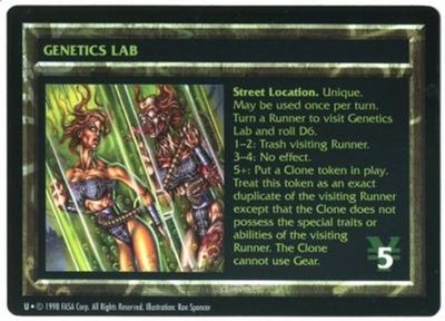 Genetics Lab (U) - Shadowrun Promo - Shadowrun