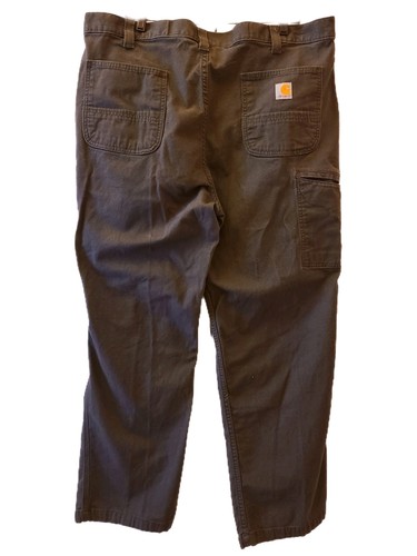 CARHARTT 102291 Men's Rugged Flex Relaxed Fit Canvas 5-Pocket Pant 42 X 30 Gray - Picture 12 of 12