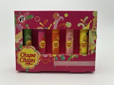 Chupa Chups Lippenbalsam 5er Set fruchtig Lippenpflege Geschenk OVP NEU