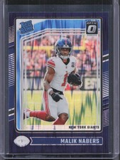 2024 Donruss Optic #271 Malik Nabers Purple Shock