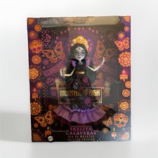 Mattel Monster High Skelita Calaveras Día de Muertos Collector Doll 11 in