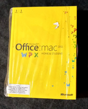 MS Microsoft Office MAC 2011 Home and Student Box with product key
