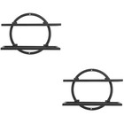 2pcs Wine Cup Hanging Rack Wine Bottle Display Holder Wine Glass Iron Display