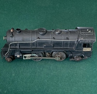 Vintage MARX 999 Steam Locomotive, 2-4-2, Diecast, O Gauge, Untested