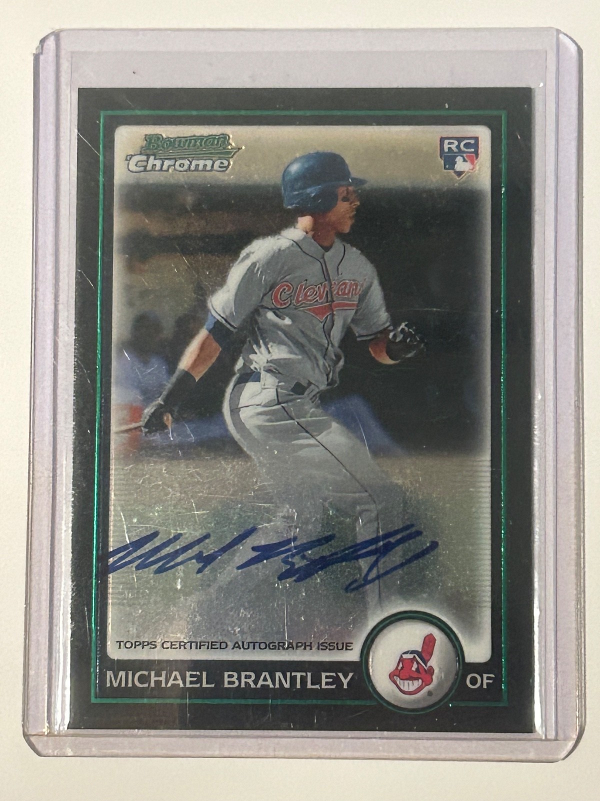 2010 Bowman Chrome Michael Brantley RC Auto