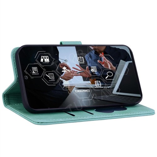 Hülle Für Samsung Galaxy S24 S23 S22 S21 Ultra FE A55 A54 A15 Schutz Wallet Case - Picture 12 of 84