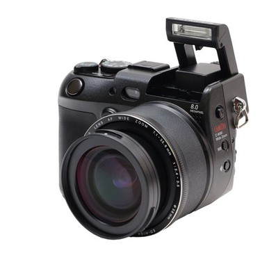Olympus Camedia C-8080 8MP 1.8'' Tilt Display Digital Camera - Black