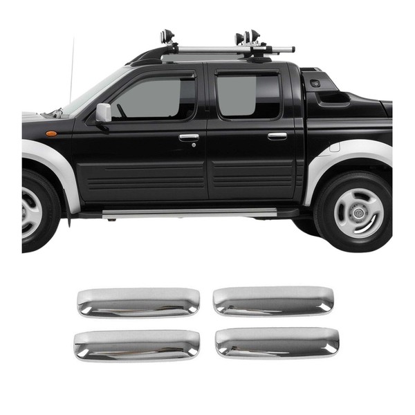 Chrom TüRgriff Blende FüR Nissan Navara 1998-2004 4-TüR Edelstahl 4Tlg-image