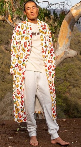 NEW Taco Bell Robe Decades Crunchwrap Tuesday Exclusive Wear With Hat & Shirt