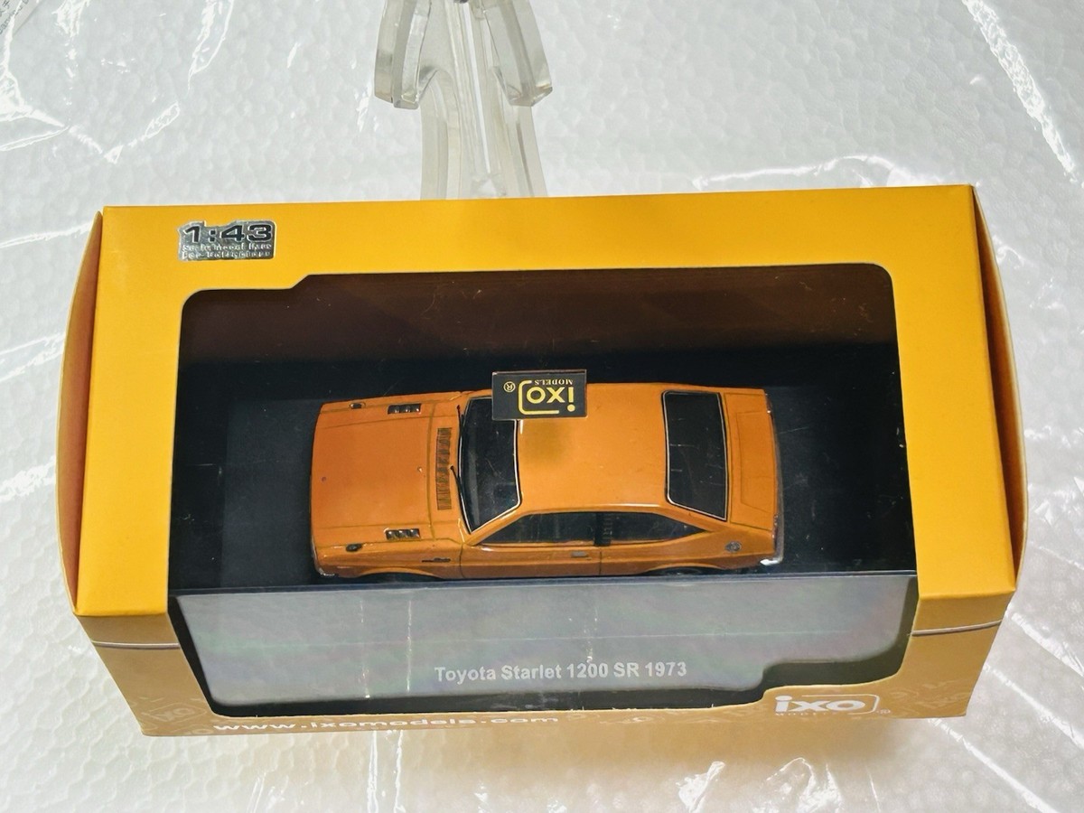 IXO 1/43 Toyota Starlet 1200 SR 1973 Orange Model Car - Japan | eBay