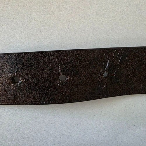 Steve Madden Ledergürtel Doppelringschnalle mit Nietendetails Gr. L SM30759TJ - Bild 6 von 10