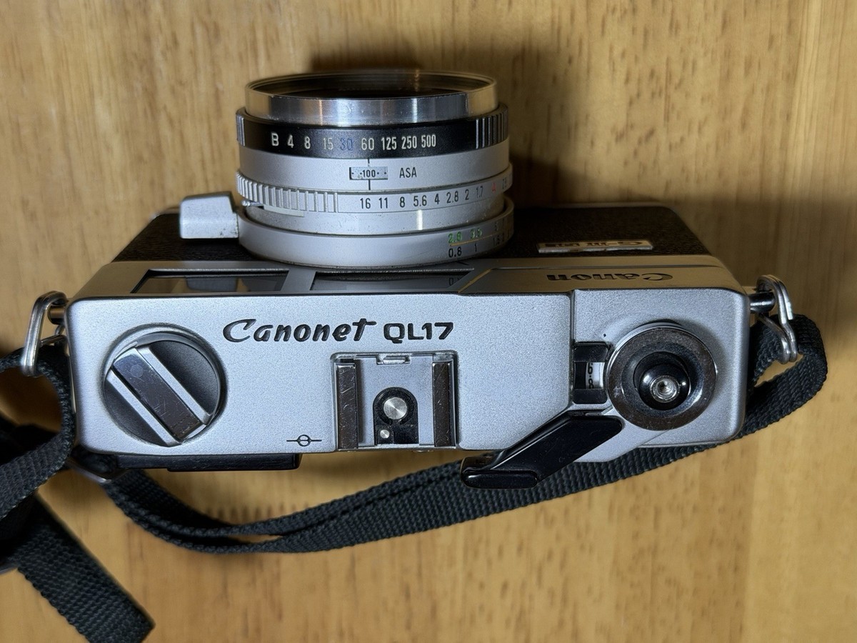 Canon Canonet QL17 G-III QL 35mm Film Camera w/ Lens Cap