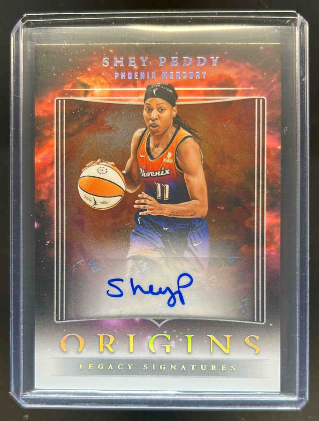2024 Origins WNBA Shey Peddy Legacy Signatures Auto #LS-SP Mercury
