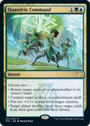 Quandrix Command 217/275 Strixhaven: School of Mages Rare