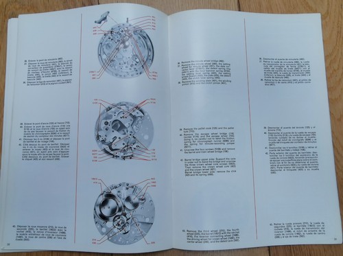 Zenith Chronograph 3019 PHC El Primero Technical Service Information Manual 54pg - Picture 8 of 11