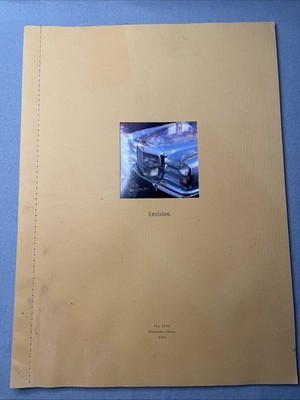 1996 Mercedes V12 Catalog S600 Sedan Coupe SL600 Conv Roadster Sales Brochure