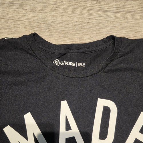 G/Fore G4 Golf T Shirt Black "MADE FOR BIRDIES" SIZE MEDIUM - Picture 5 of 6