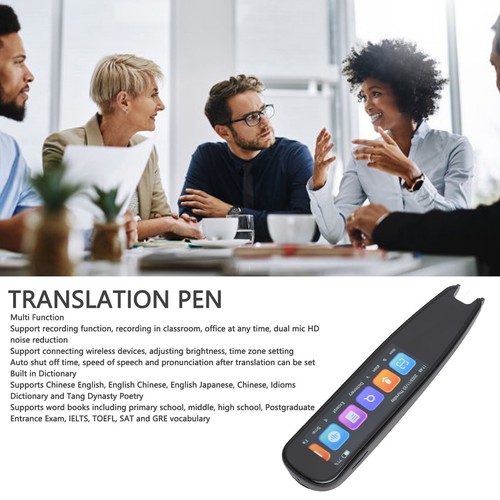 Translation Pen 2.99in Touch Screen 131 Online Language Voice Photo Text WiFi FY - Afbeelding 13 van 24