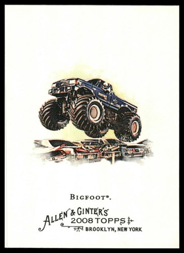 2008 Topps Allen & Ginter Bigfoot #197 card