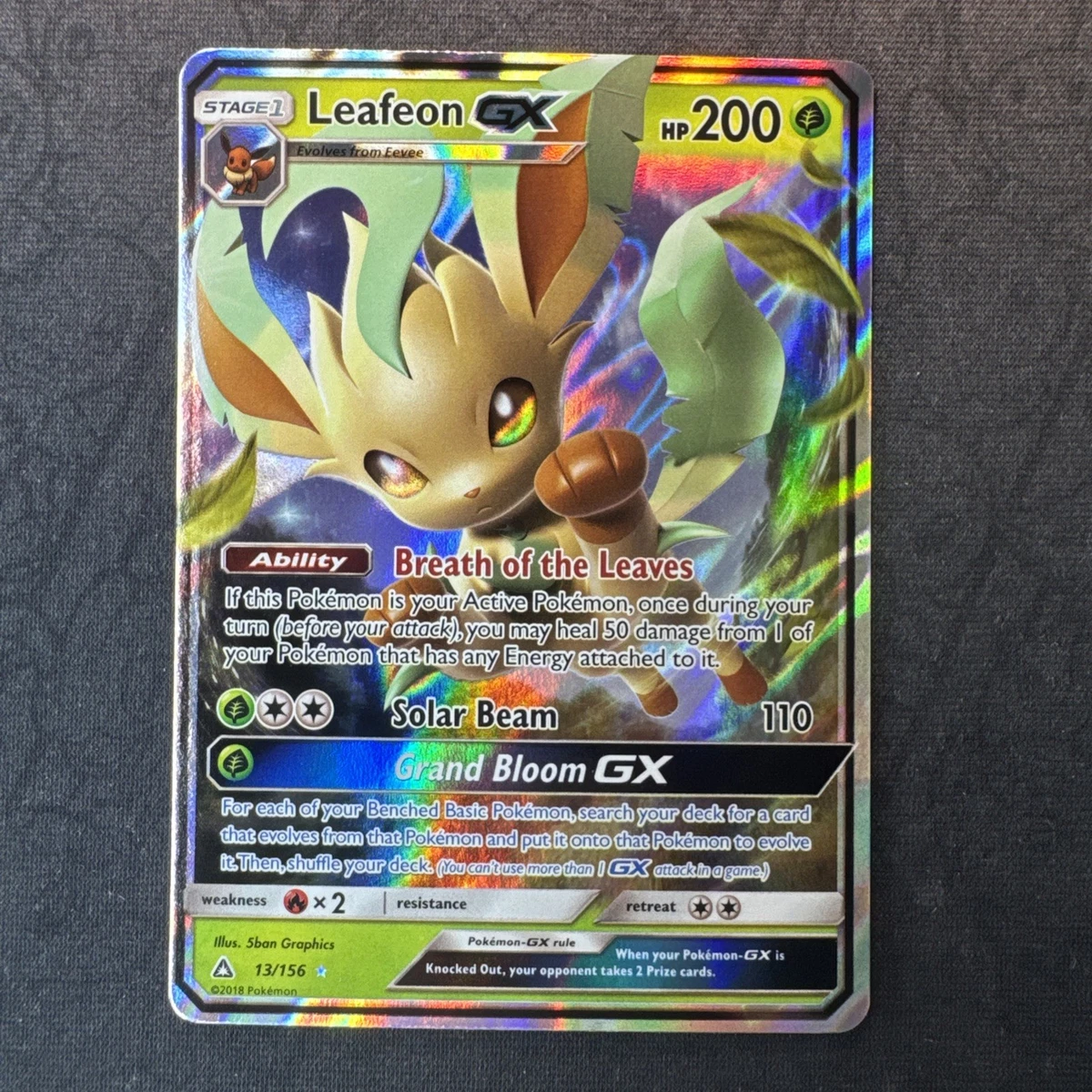 Leafeon GX 13/156 Sm-Ultra Prism for sale | eBay