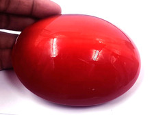 Gorgeous Quality 1556.0 Ct Natural Red Cat’s Eye Oval Shape IGL Gemstone 6FHL