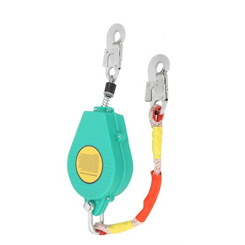 Self Retracting Lifeline 33ft Fall Arrester Lanyard Harness Fall Protection - Picture 3 of 13