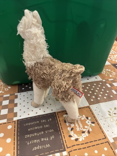 Juguete de peluche Douglas Brown Cream Llama 2018 autoportante de alpaca - Imagen 7 de 10