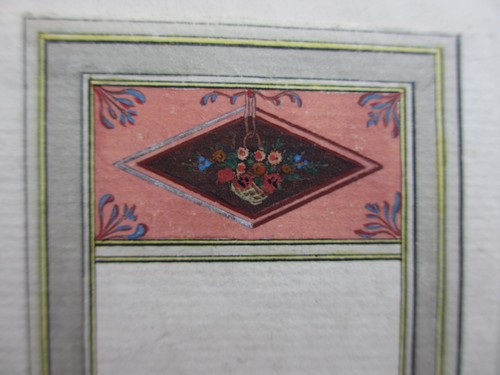 Kaiserliches Russland Innenarchitektur Aquarell & Tinte auf Papier V. Levitskiy 1914 - Bild 11 von 11