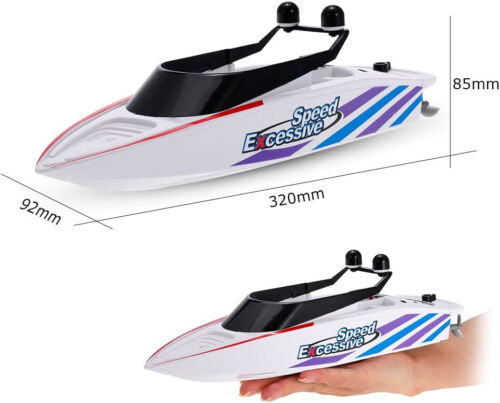 2.4Ghz Electric Powered Racing Boat Toy RC for Kids, Boys & Girls Use Lake Pool - Picture 3 of 6