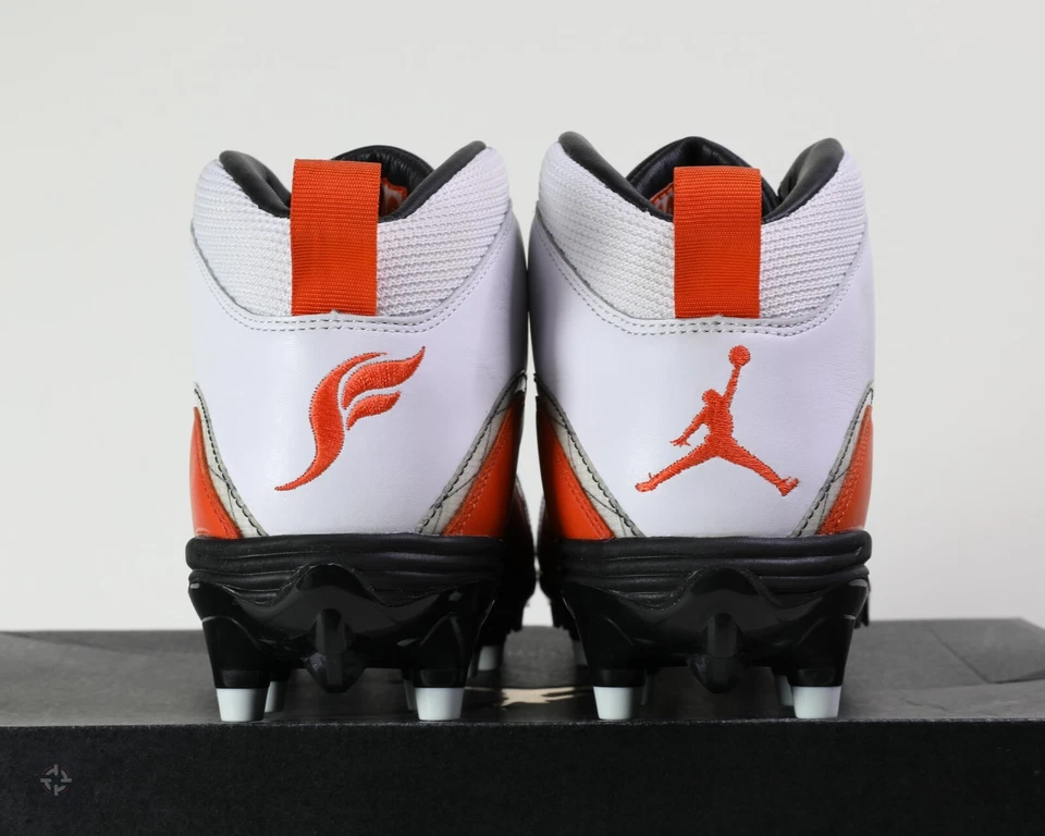 耐克 Jordan 10 Mid Superbad Solefly 球员独家 PE 足球鞋 9.5 码 — 第 3/4 张图片