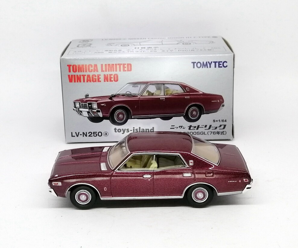 TOMICA LIMITED VINTAGE NEO 43 NISSANグロリア Tomica Limited Vintage NEO LV-N250a Nissan Gloria 4D HT F