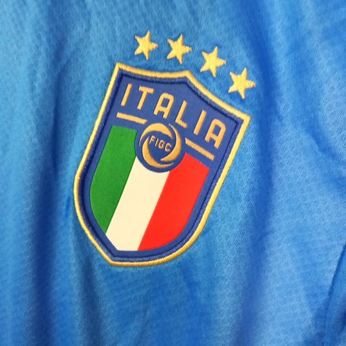 ITALIA FIGC FOOTBALL TEAM JERSEY PUMA TG M AZZURRI NAZIONALE CALCIO MAGLIA PATCH - Picture 8 of 18