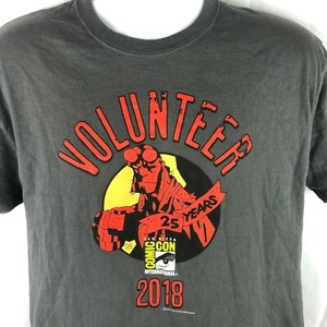 SDCC-San-Diego-Comic-Con-2018-Hellboy-Volunteer-L-M-T-Shirt-Medium-Fit-41in-Mens