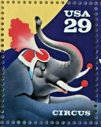 CIRCUS - SET OF SIX 29 cent COMMERATIVE STAMPS - 1992 USPS MNH - Picture 4 of 5