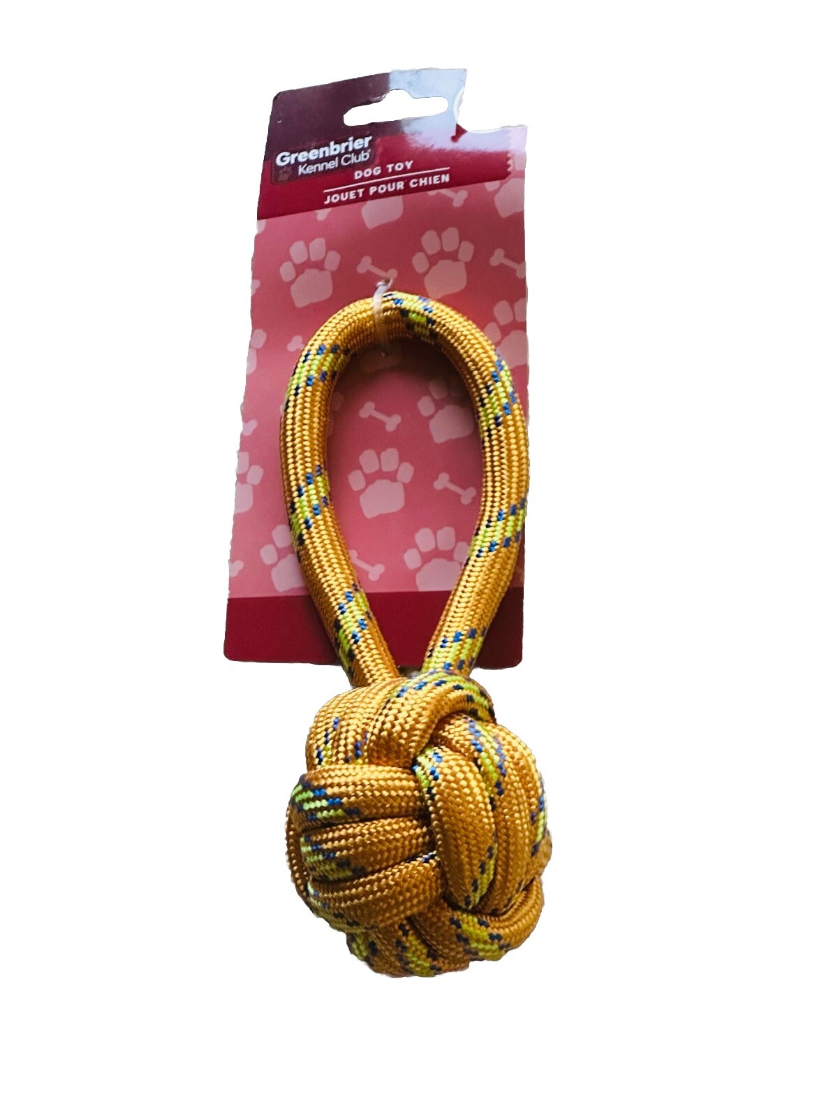 NEW with Tag NWT Rope Ball Strong High Quality Dog Toy Multicolor