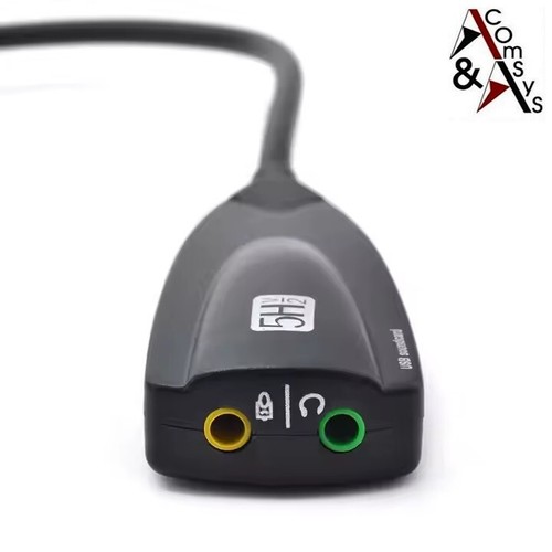 Mini Soundkarte USB 7.1 Kanal Dynamic 3D Surround Sound-Effekt Kabel Black 20cm - Bild 3 von 5
