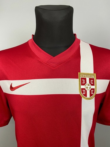 SERBIA 2010 2011 HOME SHIRT FOOTBALL SOCCER JERSEY NIKE 374540-614 MENS SIZE M - Picture 5 of 12