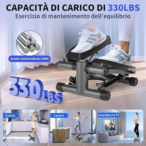 Vannect Mini Stepper Fitness Casa 2 in 1, - Imagen 3 de 8