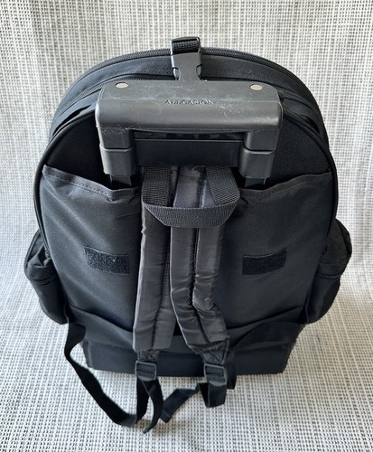 Ohio Health Black Rolling Backpack Luggage Bag Telescopic Handle Multi Pocket - Picture 11 of 18