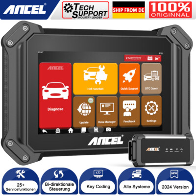 ANCEL V6 PRO OBD2 Diagnosegerät BiDirektionales Alle System IMMO KFZ-Codeleser