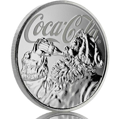 2019 1oz .999 Silver Coca-Cola® Holiday Coin - Limited Mintage