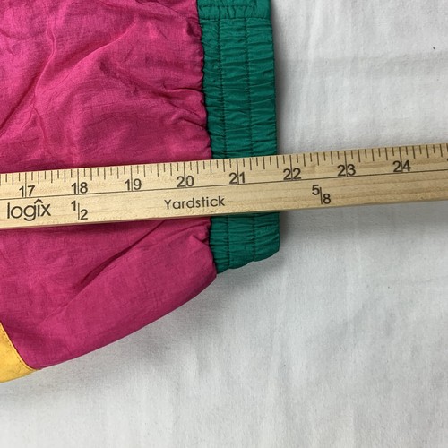 Vintage Lavon Kids Windbreaker Jacket Youth Medium Colorful Colorblock 90s Girl - Picture 9 of 15