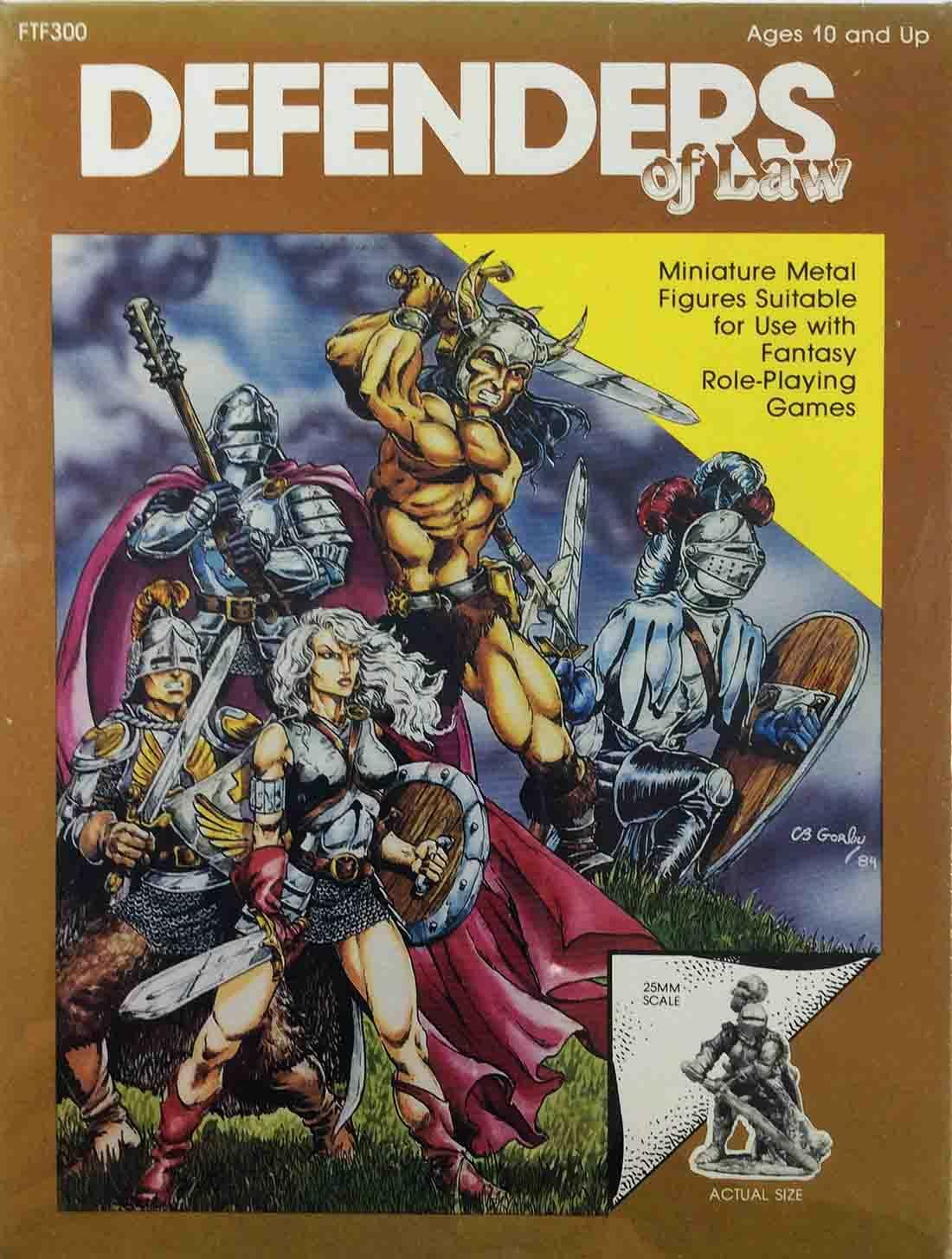 Ral Partha Fantasy Tribes Fighters Defenders of Law Box SW Ral Partha Fantasy Tribes Fighters Defenders of Law Box SW