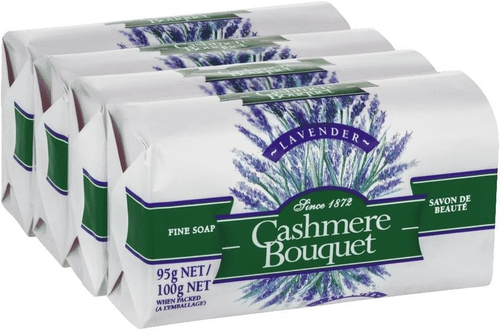 Cashmere Bouquet Fine Bar Soap, 4 X 100G, Lavender - Picture 12 of 12