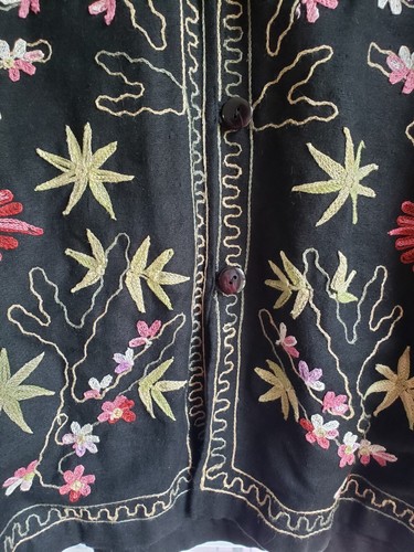 The Vermont Country Store Womens 2xl Embroidered Lined Tunic Jacket - Picture 2 of 8