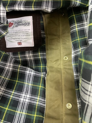 Best Made Co British Millerain gewachste Baumwolljacke braun durchgehender Reißverschluss Herren S neu mit Etikett - Bild 12 von 12