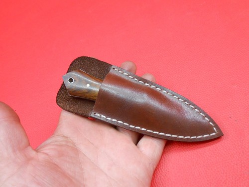 Custom Handmade Wootz Ingot Steel Mini Pocket Knife Rose Wood Handle S441 - Picture 10 of 11