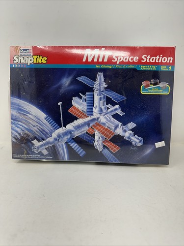 Kit Modelo SnapTite Monograma Revell Estación Espacial Mir 1998 Sellado 85-1179 Nivel 1